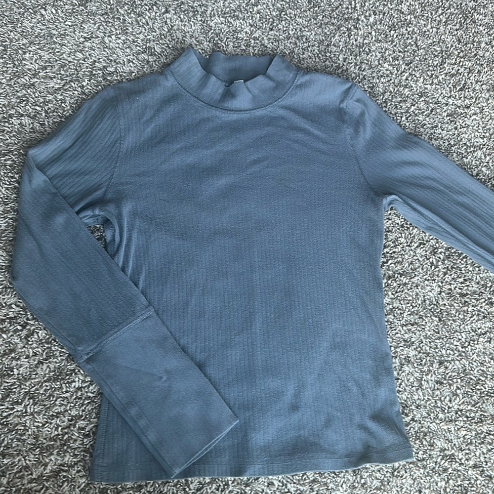 Free People Mock Neck Top